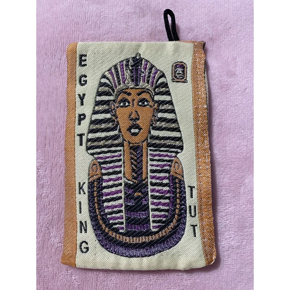 Egyptian King Tut Cosmetic,Coin,Money, Jewelry Zipper Bag 6